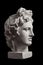 Gypsum statue of Apollo`s head