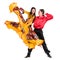 Gypsy flamenco dancer couple