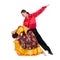 Gypsy flamenco dancer couple