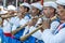 Gypsy flute players perform during competition at the Kirkpinar Turkish Oil Wrestling Festival in Edirne, Turkey.