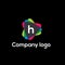 H letter video company vector logo design