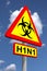 H1N1 biohazard warning sign