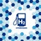 H2 Gas Pump Blue Hexagon Structure