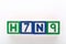 H7N9 alphabet toy block