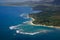 Ha\'ena to Kilauea from helicoptor