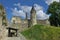 HAAPSALU, ESTONIA - July 30, 2020: Castle-museum named Haapsalu - Tower of the Medieval Episcopal castle of Haapsalu