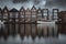 Haarlem city canal old town. Netherlands