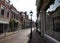 Haarlem,  Netherlands. Walk along the quiet beautiful street
