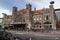 Haarlem railway station on a cloudy day