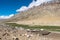 Habitat of Nomad people and their livestock near Tso Moriri Lake in Changtang, Ladakh, India