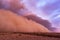 Haboob dust storm in the desert near Tacna, Arizona