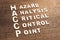 HACCP Acronym By Wood Alphabets