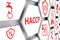 HACCP concept cell background