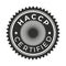 HACCP stamp. Hazard analysis critical control points icon. Vector logo template