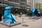 Hacer - Transformations, a series of 7 gigantic, origami-inspired sculptures, in New York City