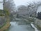 Hachiman Moat In Winter Snow, Shiga, Japan