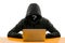 Hackers programmer using computer laptop for hack information