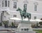 Hadik Andras bronze equestrian statue, Budapest, Hungary
