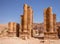 The Hadrian Gate also known as the Temenos Gate in Petra Archaeological Park