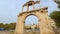 Hadrian\'s Gate in Athens, Roman triumphal arch, ancient Greek architecture