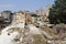 Hadrian`s Library Site Ruins in Athens, Greece