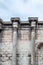 Hadrian`s Library wall marble columns close-up