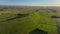 Hadrian`s Wall aerial view, England, UK