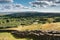 Hadrians Wall above old quarry