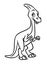 Hadrosaurs dinosaur Jurassic period coloring pages