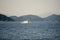Haenuri Class hull number 116, The South Korea coast guard patrol boat sails along the sea near Geoje Island coast