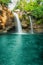 Haew Su thad waterfall with tunnel at Khao Yai national park