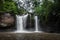 Haewsuwat waterfall at Khao Yai National Park, Thailand.The Wor