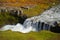 Hafragilsfoss waterfall in Northeast Iceland