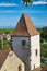 The Hagenbach tower in Breisach from top