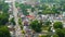 Hagerstown, historic city in Maryland with old historical architecture. USA panoramic townscape