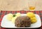 Haggis with neaps and tatties