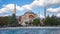 Hagia Sofia landmark in Istanbul, Turkey time lapse