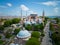 Hagia Sophia aerial view, Sultanahmet, Istanbul, Turkey