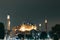 Hagia Sophia or Ayasofya Camii at night. Visit Istanbul concept photo.