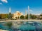 Hagia Sophia Church of the Holy Wisdom - Ayasofya. Istanbul, Turkey October 25, 2019. Exterior Of The Hagia Sophia Ayasofya Mosque