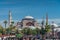 Hagia Sophia Crowds in Turkey