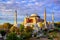 Hagia Sophia domes and minarets, Istanbul, Turkey