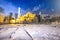 Hagia Sophia in Istanbul. The world famous monument of Byzantine architecture. View of the St. Sophia Cathedral