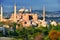 Hagia Sophia museum & x28;Ayasofya Muzesi& x29; in Istanbul, Turkey