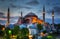Hagia Sophia on a sunset