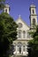 Hagia Triada Greek Orthodox Church facade near Taksim square Istanbul