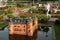 THE HAGUE, HOLLAND, SEPTEMBER 2005 â€“ an unidentified woman in miniature city Madurodam