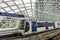 The Hague, The Netherlands - AUGUST 18, 2019: The hague central station. at the upper stage of metro line E