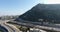 Haifa City in Israel. Cityscape, Drone Point of View. Mount Carmel