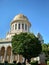 Haifa cityscape and Bahai Gardens, a holy pilgrimage for the Bahai believers built on Mount Carmel in Haifa, I